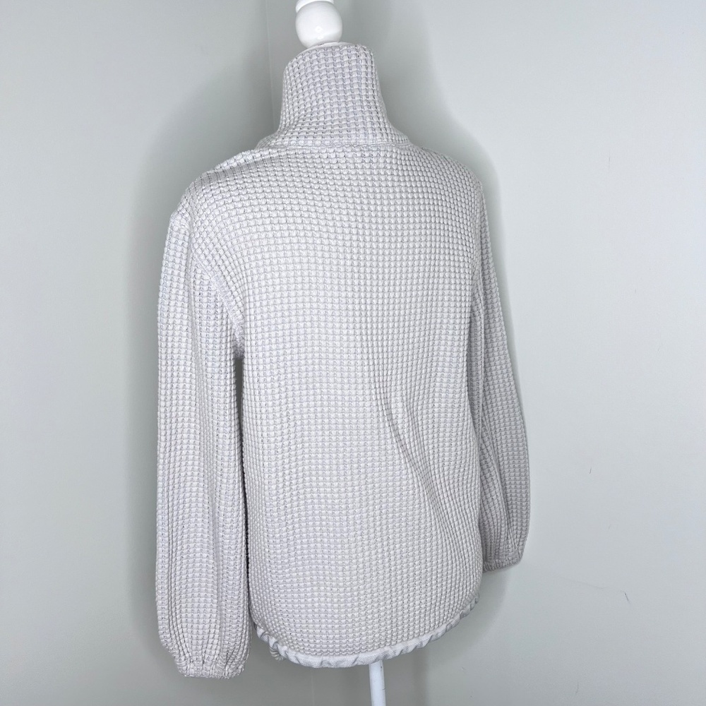 Faherty Echo Thermal Waffle Weave Pullover Sweate… - image 2